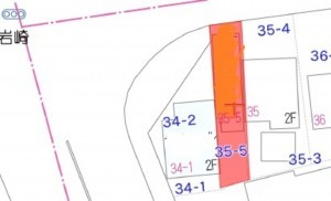 日進市岩崎町、土地の間取り画像です