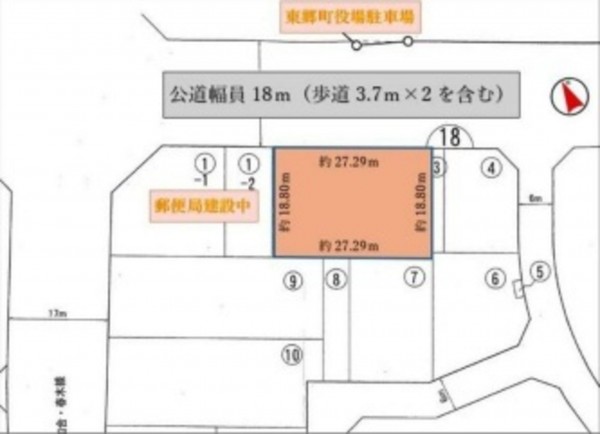 愛知郡東郷町大字春木、土地の間取り画像です
