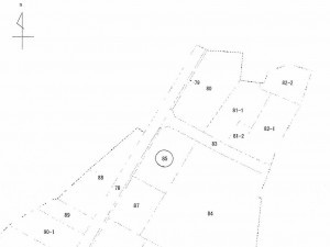 日進市米野木町、土地の間取り画像です