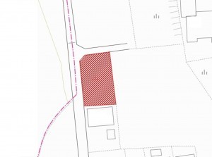 日進市米野木町、土地の間取り画像です