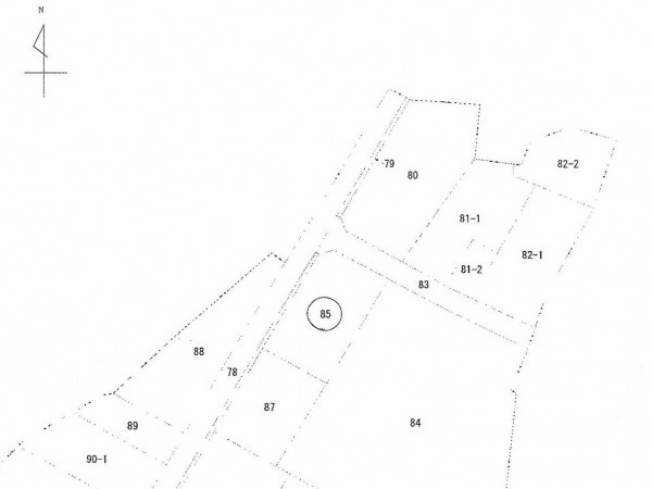 日進市米野木町、土地の間取り画像です