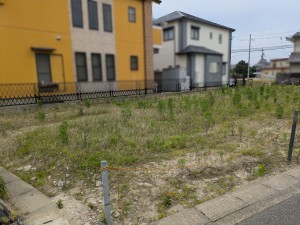 名古屋市中川区、土地の外観画像です