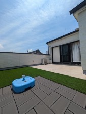 安城市浜富町、中古一戸建てのバルコニー画像です