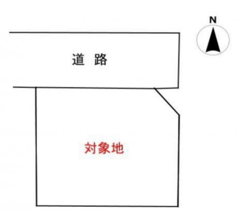 名古屋市緑区大高町、土地の間取り画像です