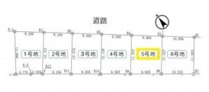名古屋市緑区神沢、土地の間取り画像です