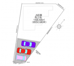 愛知郡東郷町大字春木、土地の間取り画像です