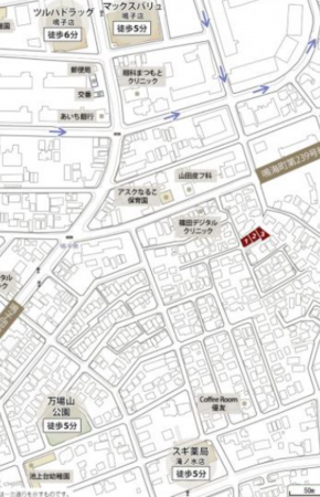 名古屋市緑区万場山、土地の画像です