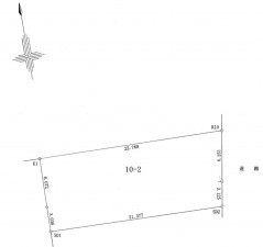 一宮市、土地の間取り画像です