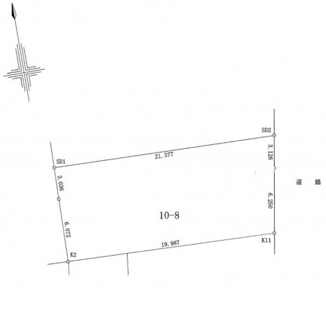 一宮市、土地の間取り画像です