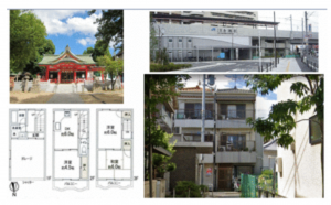 東大阪市衣摺、中古一戸建ての間取り画像です
