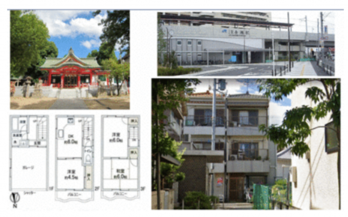 東大阪市衣摺、中古一戸建ての間取り画像です
