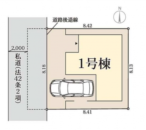 東大阪市大蓮南、新築一戸建ての画像です