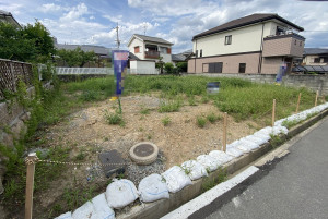 高槻市昭和台町、土地の画像です