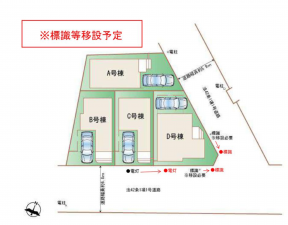 高槻市昭和台町、新築一戸建ての間取り画像です