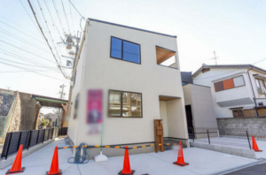 高槻市津之江北町、中古一戸建ての外観画像です