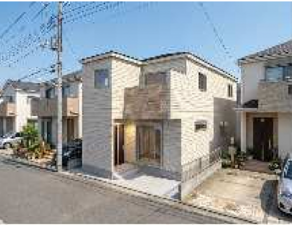 高槻市富田町、新築一戸建ての完成予想図（外観）画像です