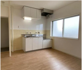 高槻市津之江町、中古マンションのキッチン画像です