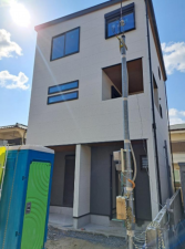 高槻市氷室町、新築一戸建ての外観画像です