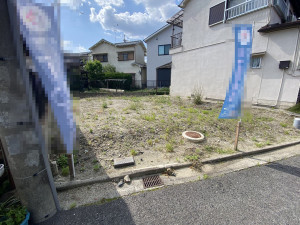 高槻市川西町、土地の画像です