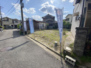 高槻市川西町、土地の画像です