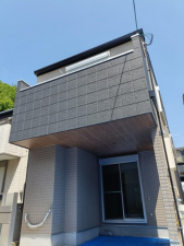 高槻市月見町、新築一戸建ての外観画像です