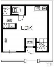 高槻市津之江町、中古一戸建ての間取り画像です