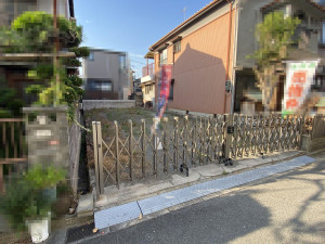 高槻市上本町、土地の画像です
