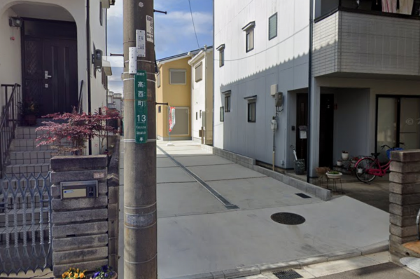 高槻市高西町、中古一戸建ての外観画像です