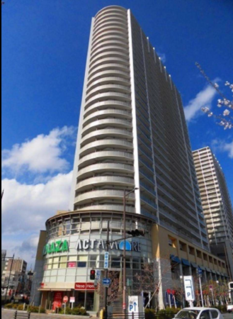 高槻市芥川町、中古マンションの外観画像です
