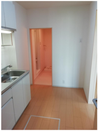 高槻市安満新町、収益物件/マンションのキッチン画像です