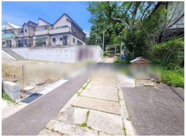 高槻市古曽部町、土地の画像です