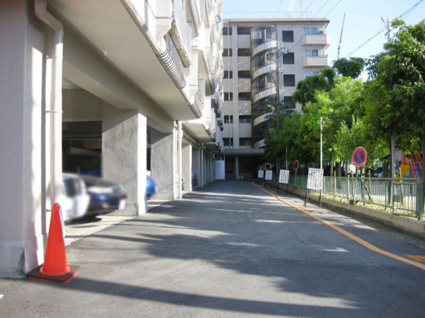 高槻市古曽部町、中古マンションの駐車場画像です