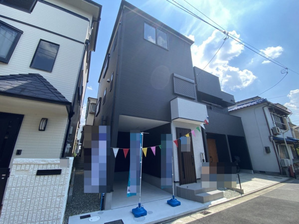 高槻市野田、新築一戸建ての外観画像です