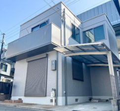 高槻市野田、中古一戸建ての外観画像です