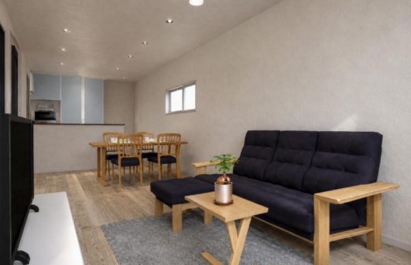 高槻市庄所町、新築一戸建ての居間画像です