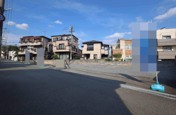 高槻市松が丘、土地の外観画像です