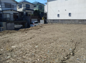 高槻市安岡寺町、土地の画像です