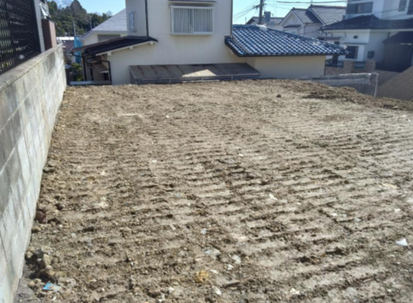 高槻市安岡寺町、土地の画像です