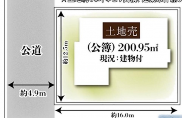 、土地の間取り画像です