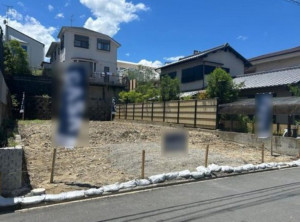 高槻市日吉台、土地の画像です