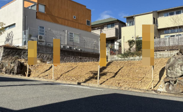 高槻市日吉台、土地の画像です