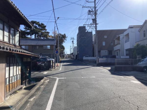 豊橋市東新町、土地の周辺の街並み画像です