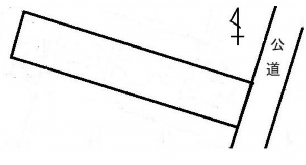 豊橋市芦原町、土地の間取り画像です