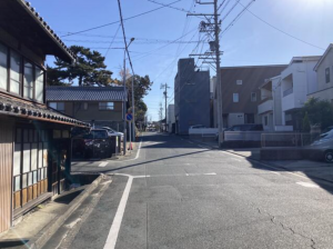 豊橋市東新町、土地の周辺の街並み画像です