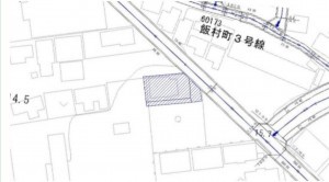 豊橋市飯村町、土地の間取り画像です