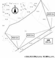 豊橋市飯村町、土地の間取り画像です