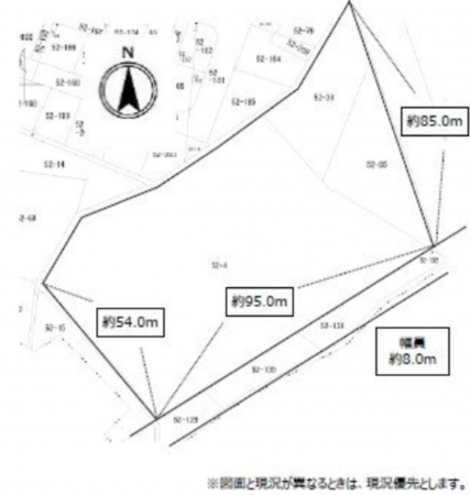 豊橋市飯村町、土地の間取り画像です