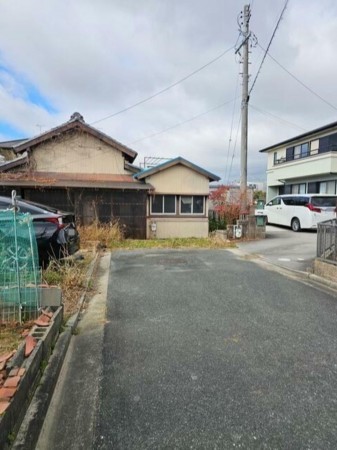 豊橋市北島町、土地の前面道路を含む現地写真画像です