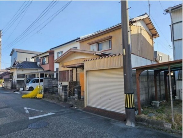 豊橋市朝丘町、土地の前面道路を含む現地写真画像です