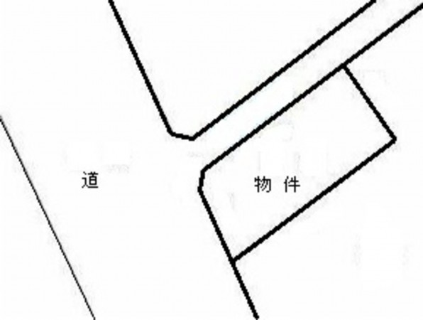 豊橋市向山台町、土地の間取り画像です